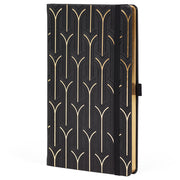 NOTES 13X21CM CRTE 96L S GUMICOM CASTELLI GOLD ARCH CRNO/ZLATNI