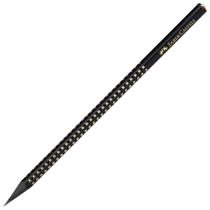 OLOVKA GRAFITNA B SPARKLE MIDNIGHT FABER-CASTELL 118278 CRNO ZLATNA