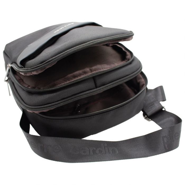 TORBA NA RAME UNISEX PIERRE CARDIN 8158 CRNA