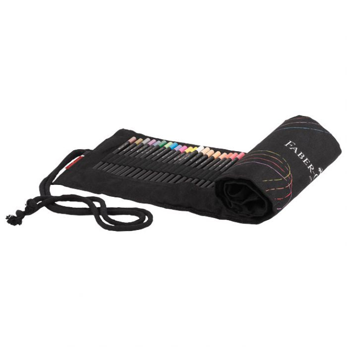 BOJE DRVENE  72BOJE U ROLO ETUI BLACK EDITION FABER CASTELL 116418