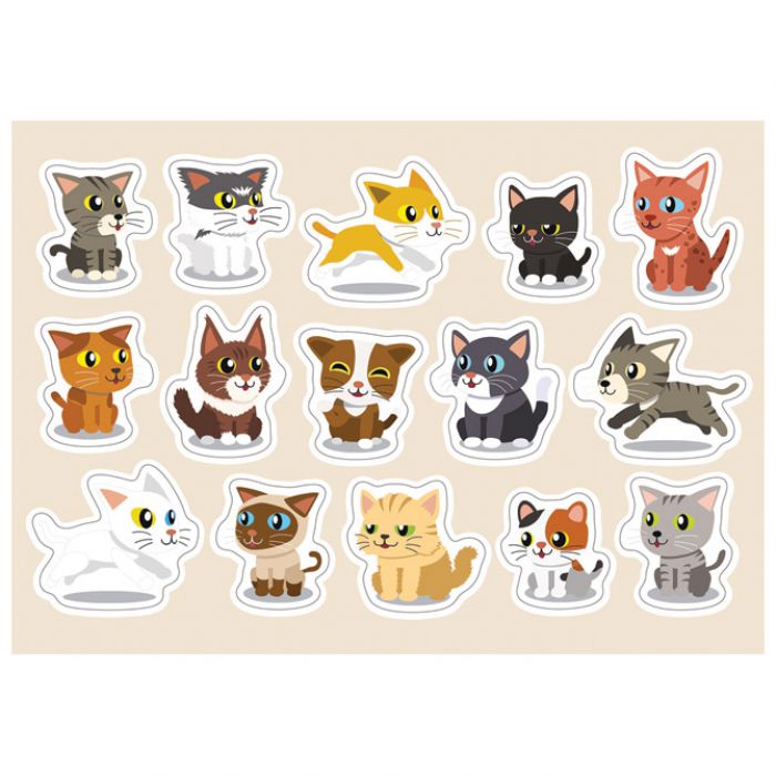 PUZZLE 250 KOM KIDS 8 CATS INTERDRUK