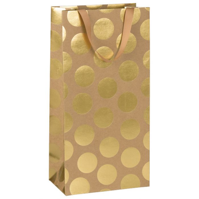 VREĆICE UKRASNE-2 BOCE 18X36X10,5 CM  STEWO 6462 80 ZLATNA BLISTER