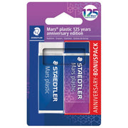 GUMICA MARS PLASTIC 125 YEARS PK2 STAEDTLER 52650MABK2 BLISTER * DO ISTEKA ZALIHA