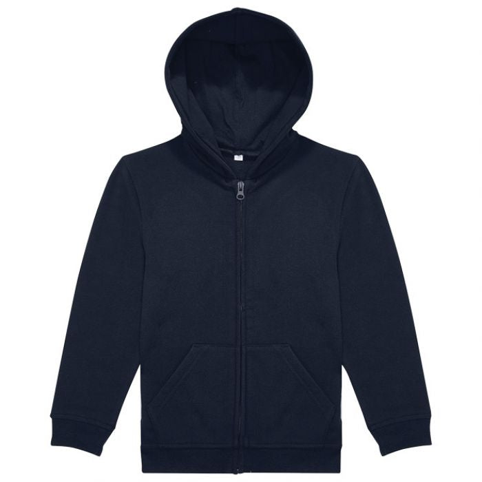 MAJICA DUGI RUKAVI B&C ZIP HOOD KIDS 280G ID 334 TAMNO PLAVA 7/8
