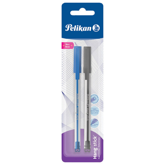OLOVKA KEMIJSKA STICK K86 PK2 PELIKAN 820899 CRNA/PLAVA BLISTER