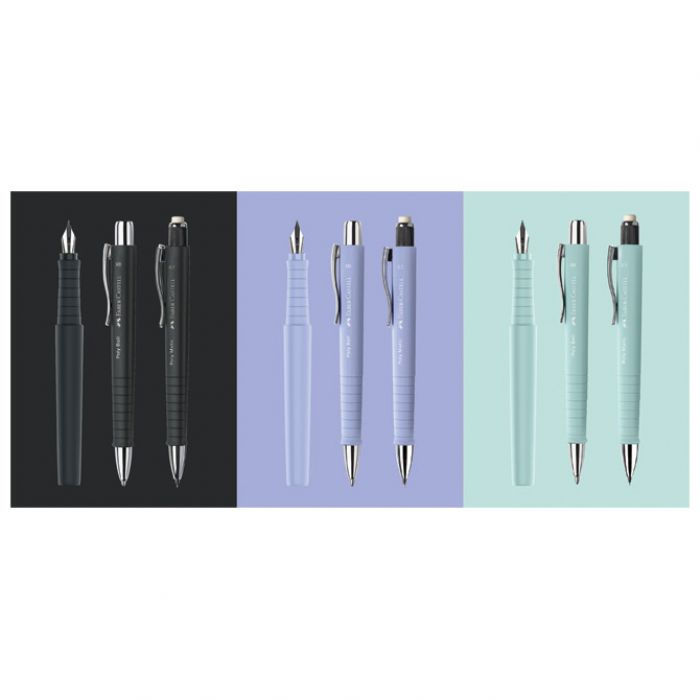 NALIVPERO POLY (M)  FABER CASTELL 241003 CRNO
