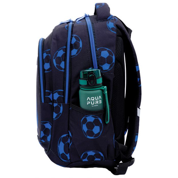 RUKSAK ŠKOLSKI-NOTEBOOK ANATOMSKI BLUE FOOTBALL HEAD 502025036