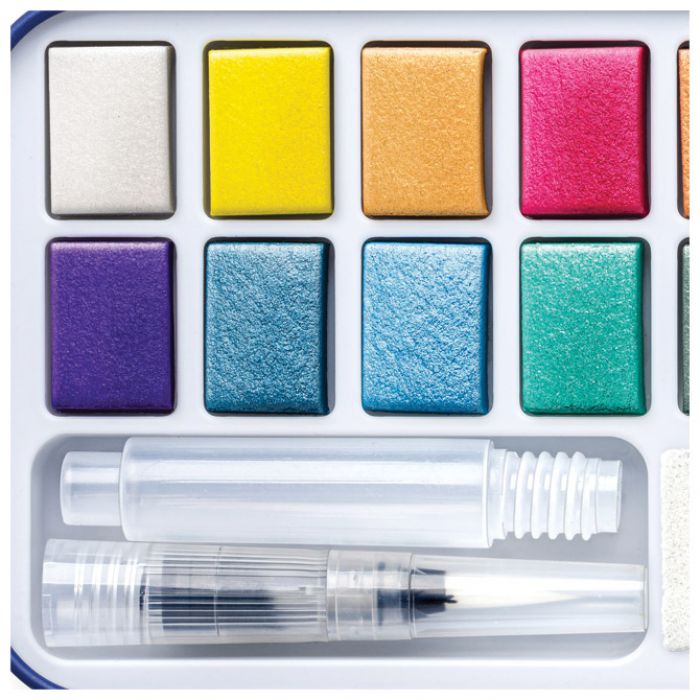 BOJA VODENA 12BOJE U METALNOJ KUTIJI TRAVEL BOX DESIGN JOURNEY STAEDTLER 888M M12-C