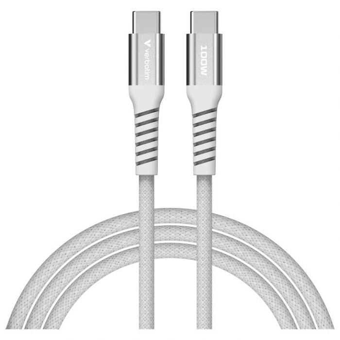 KABEL MAGNETSKI USB-C NA USB-C 100W 120 CM VERBATIM 31854 SIVI