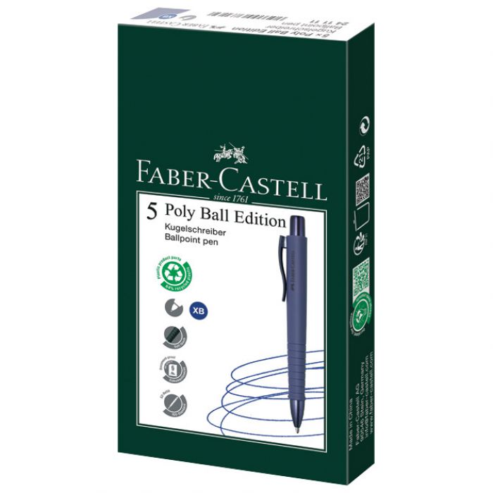 OLOVKA KEMIJSKA GUMIRANA POLY BALL URBAN XB FABER CASTELL 241111 FUTURE DUSK
