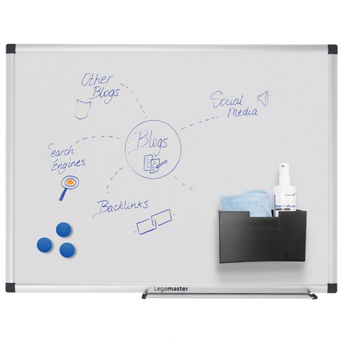 PLOČA MAGNETNA  60X45CM ALUMINIJSKI OKVIR UNITE PLUS LEGAMASTER 7-108235 BIJELA