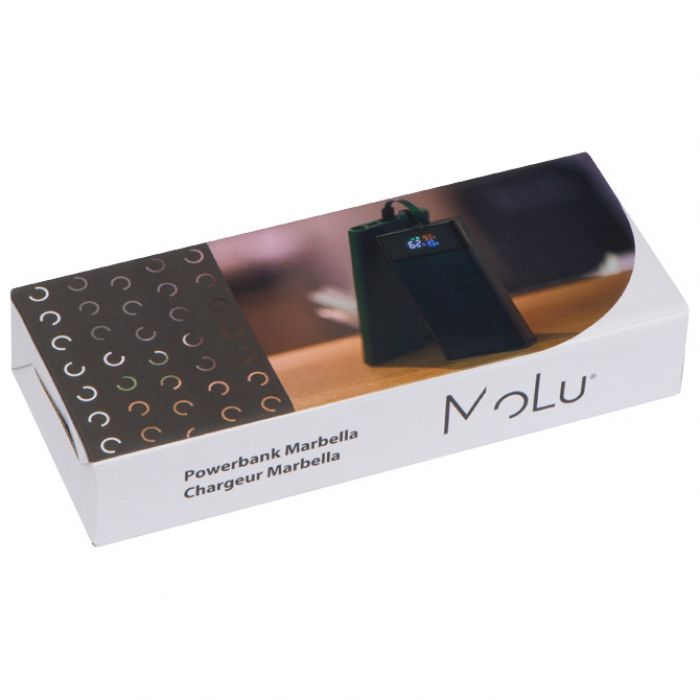 PUNJAČ POWERBANK 20000 MAH S FUNKCIJOM BRZOG PUNJENJA MOLU MARBELLA 3982-03 CRNI