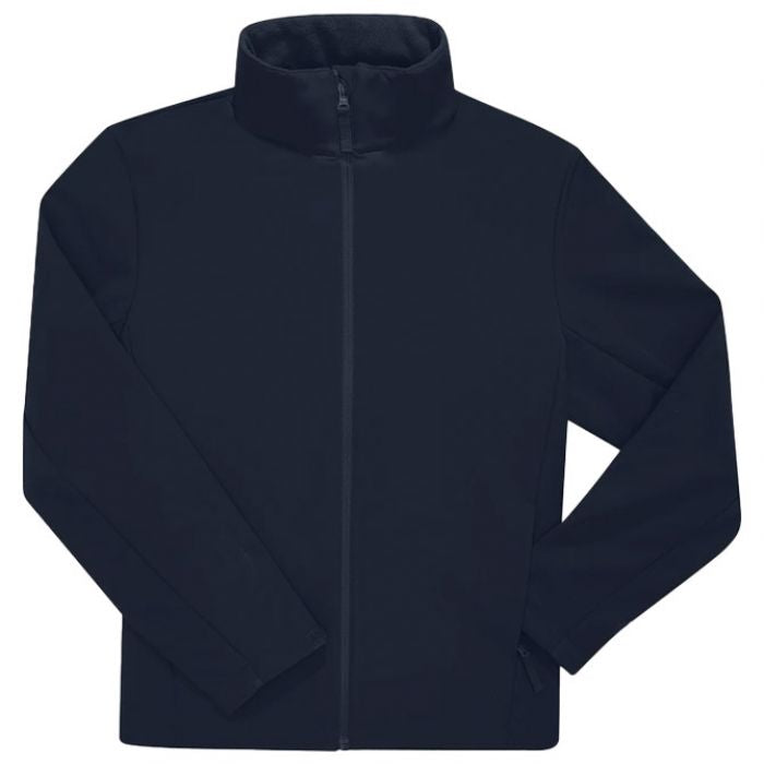 JAKNA ZIP UNISEX B&C RESET 3LR SOFTSHELL TAMNOPLAVA XL