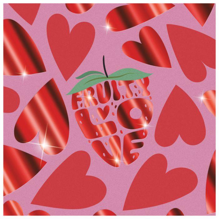 FASCIKL KLAPNA S GUMICOM PP A4 FRUITY LOVE BRUNNEN 10-41604 522