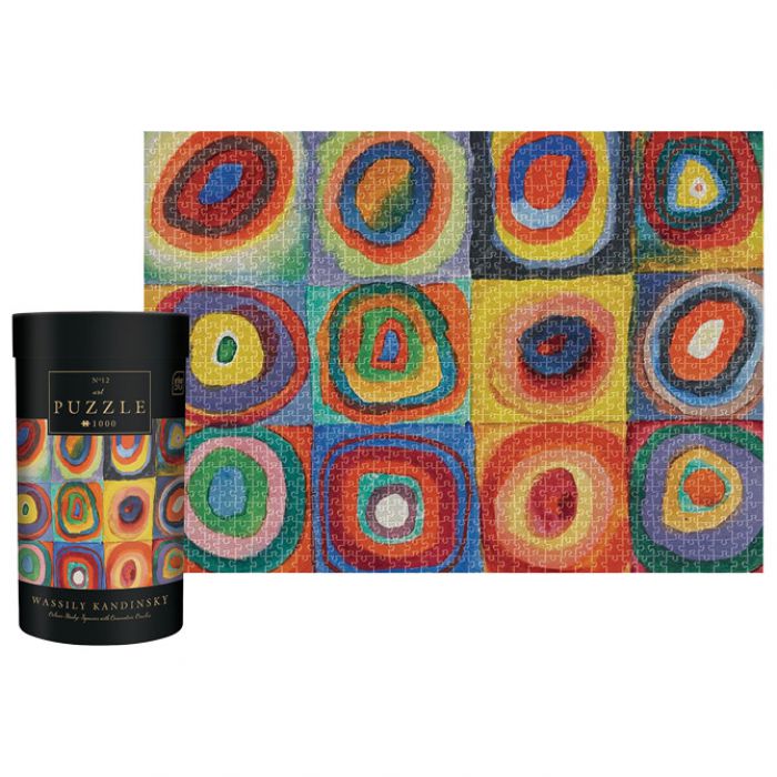 PUZZLE 1000 KOM TUBA ART.12 WASSILY KANDINSKY "SQUARES WITH CONCENTRIC CIRCLES" INTERDRUK