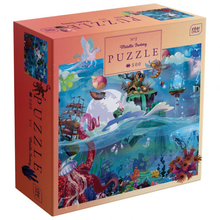 PUZZLE 500 KOM METALLIC FANTASY "WONDERLAND" INTERDRUK