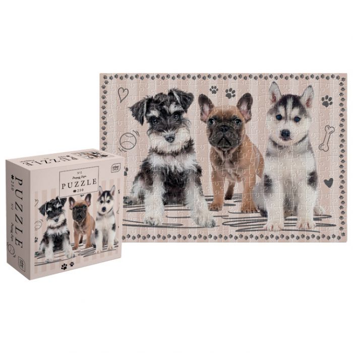 PUZZLE 250 KOM PUPPY SIGN DOGS INTERDRUK