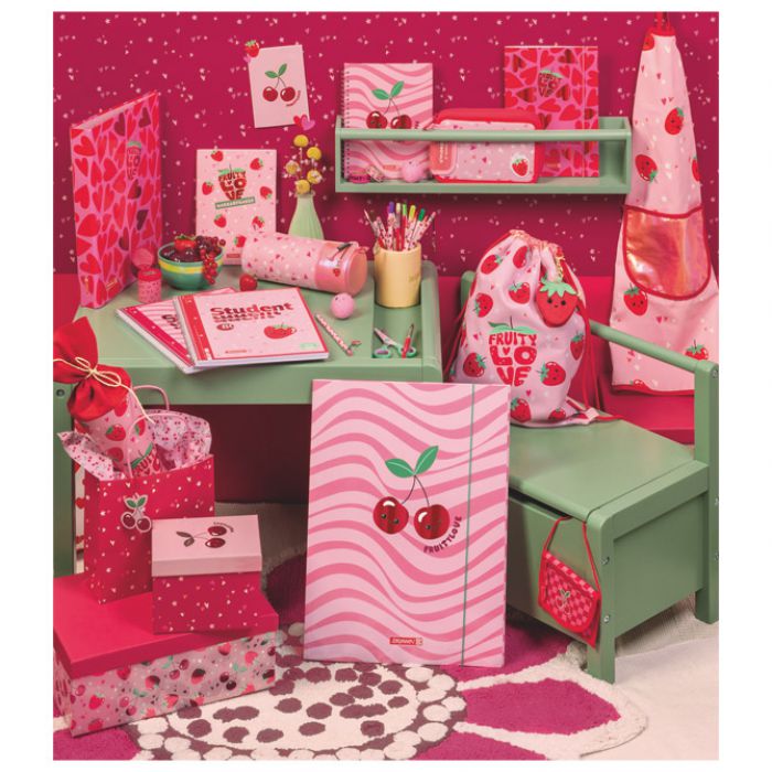 FASCIKL KLAPNA S GUMICOM KARTON A3 FRUITY LOVE BRUNNEN 10-47030 522