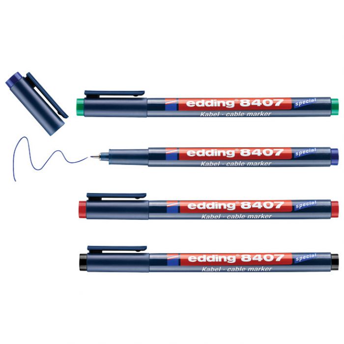 MARKER ZA PISANJE PO KABLOVIMA 0,3MM EDDING 8407/4