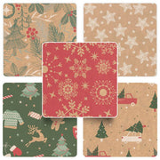 PAPIR UKRASNI ROLA 70X200 CM CHRISTMAS KRAFT NOVOGODIŠNJI INTERDRUK