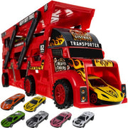 Set kamioni 30cm + 6x automobili + lansirna rampa