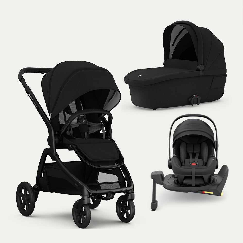 REDSBABY ONIX kolica, Platinum Black Twill 4u1 B