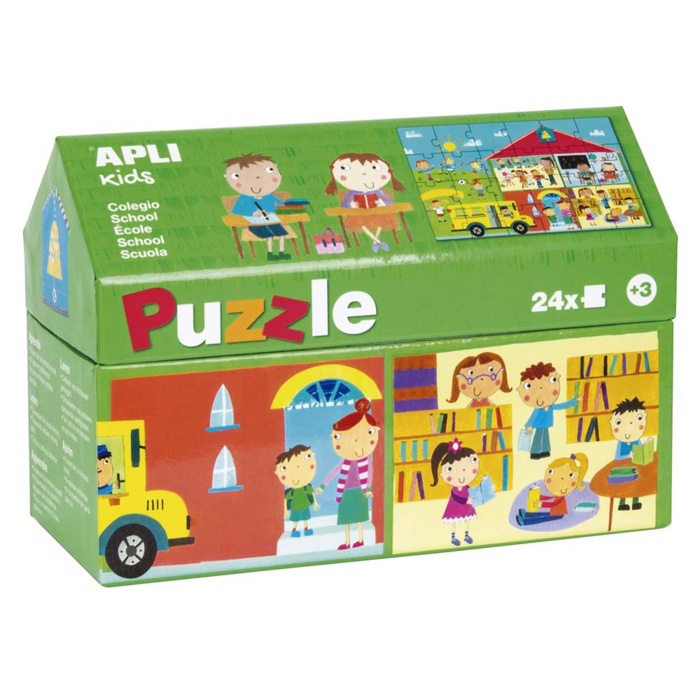 Apli puzzle u kućici škola 24/1