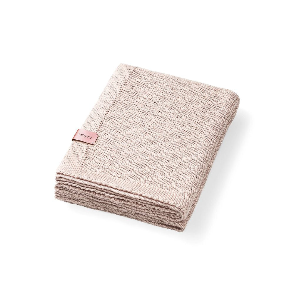 BabyOno Pletena bambus dekica 75x100 cm, svijetlo bež