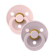 BIBS Colour dude (okrugle) -Blossom/Dusky Lilac (vel.2)