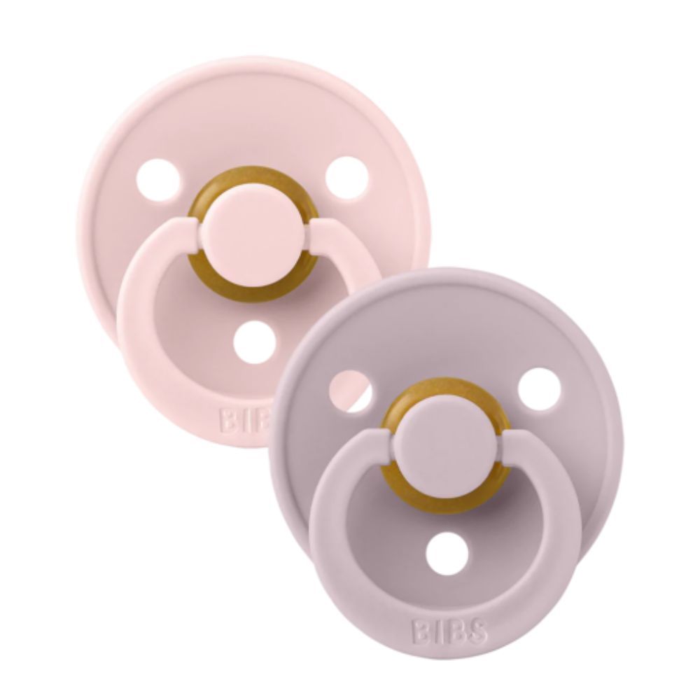 BIBS Colour dude (okrugle) -Blossom/Dusky Lilac (vel.2)