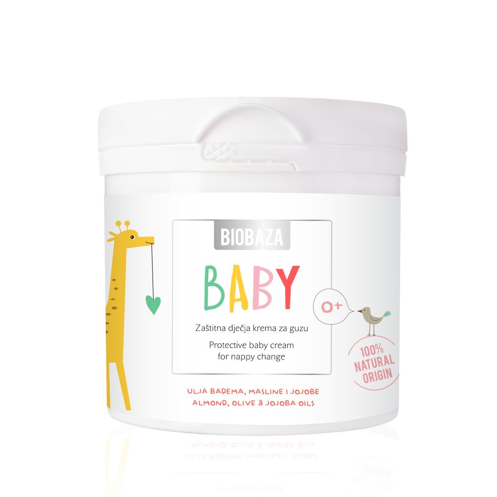 BIOBAZA Baby Zaštitna dječja krema za pelensko područje, 550 ml