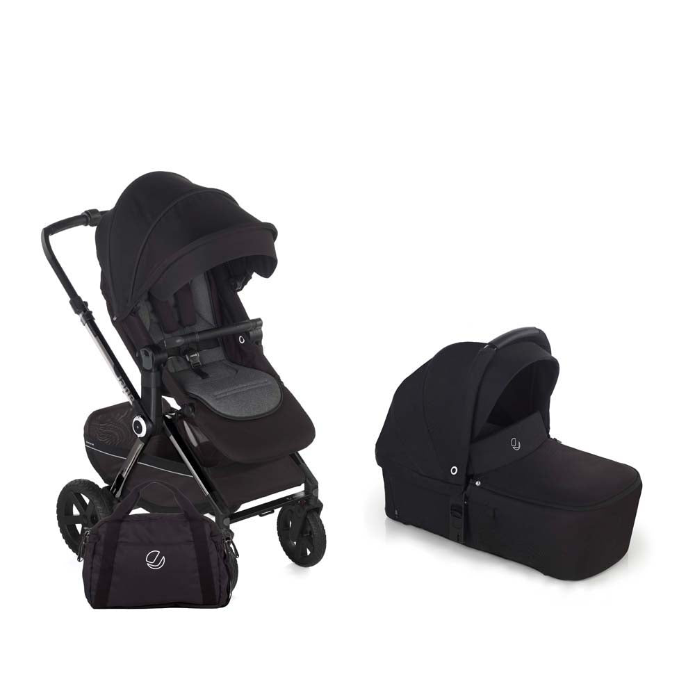 JANE Crosslight 3 Silver Shadow dječja kolica 2u1, Cold Black