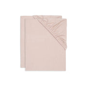 Jollein Plahta s gumicom Jersey 40/50x80/90 cm 2 kom, Wild Rose