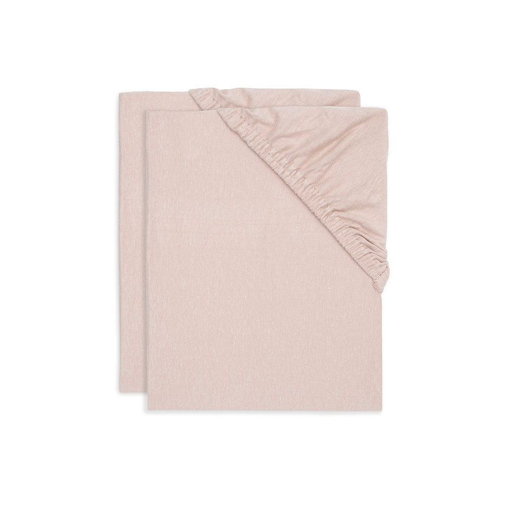 Jollein Plahta s gumicom Jersey 40/50x80/90 cm 2 kom, Wild Rose