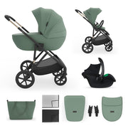 Kinderkraft Kolica Prime 3 3u1, Dark Green