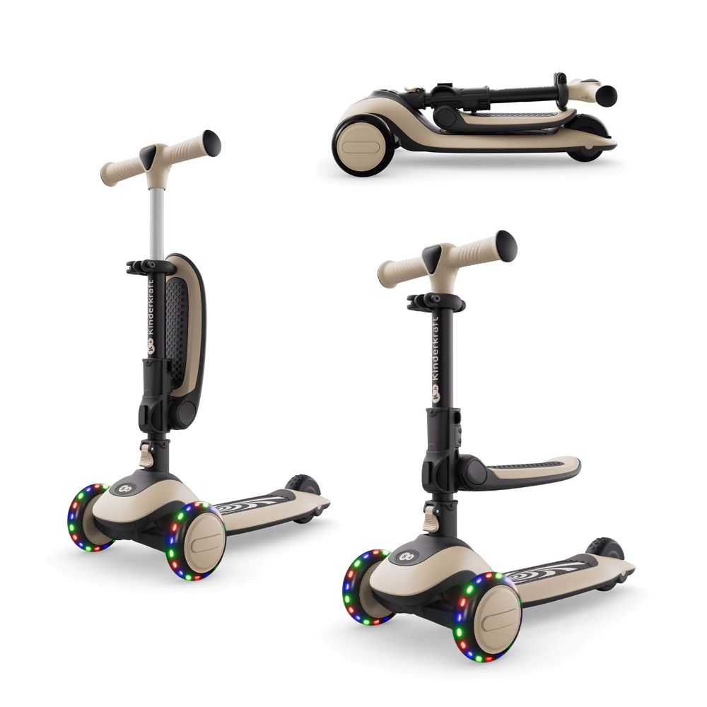 Kinderkraft romobil HALLEY 2, Stone white