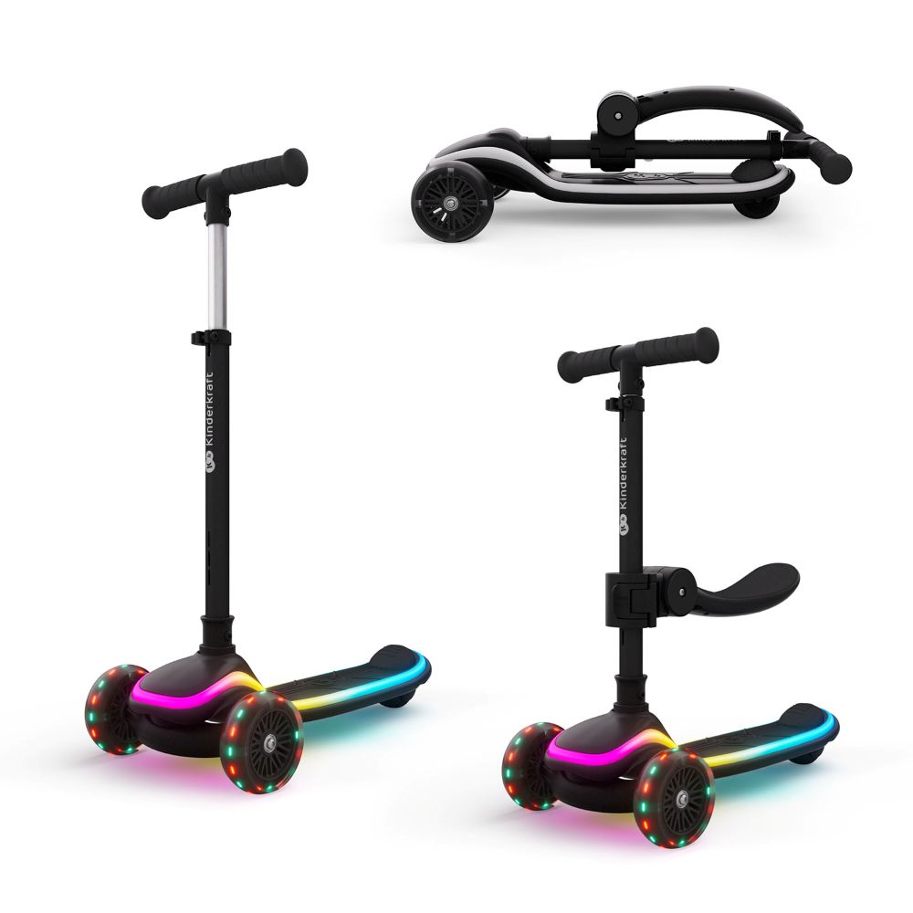 Kinderkraft romobil RAKET UP, Black