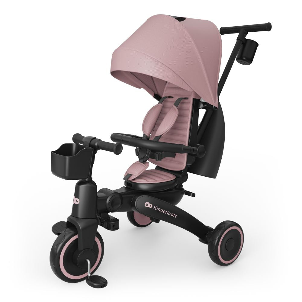 Kinderkraft Sklopivi tricikl JAZZ 3, Pink
