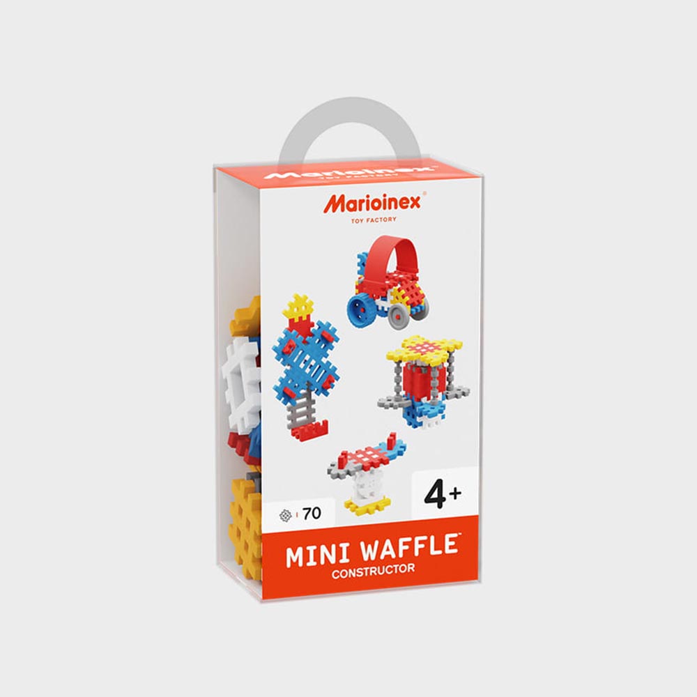 Marioinex Mini Waffle konstruktor 70 kom, plava