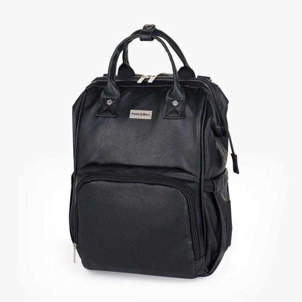 PETITE&MARS Ruksak za pelene Jasper, Apsolute Black