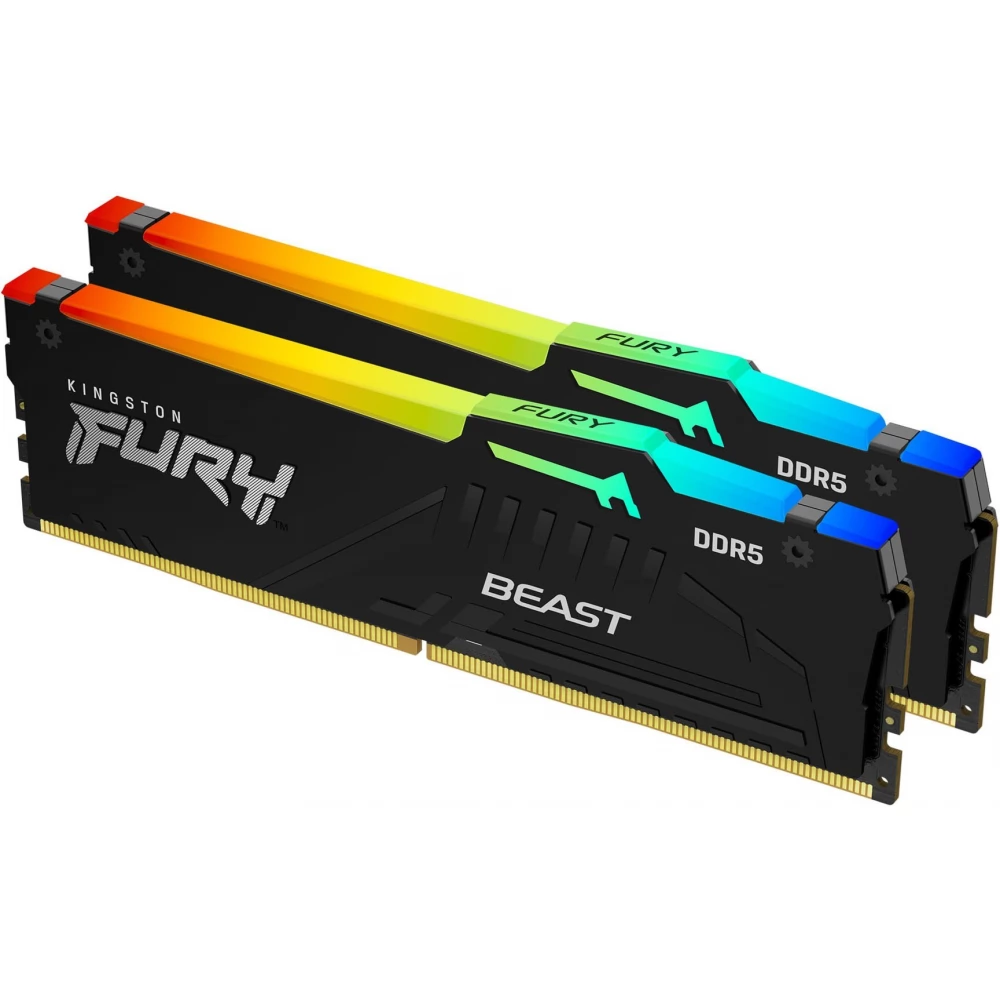 Kingston Technology FURY Beast RGB memorijski modul 32 GB 2 x 16 GB DDR5 ECC
