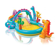 INTEX Bazen igralište na napuhavanje s lopticama, Dinoland