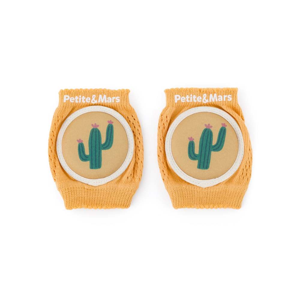 PETITE&MARS Zaštita za koljena za puzanje 6 m+ Follow - Intense Ochre