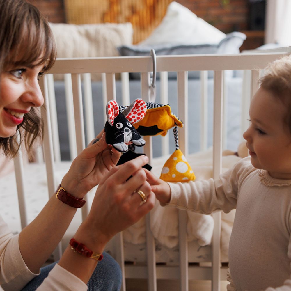 BabyOno Viseća igračka miš