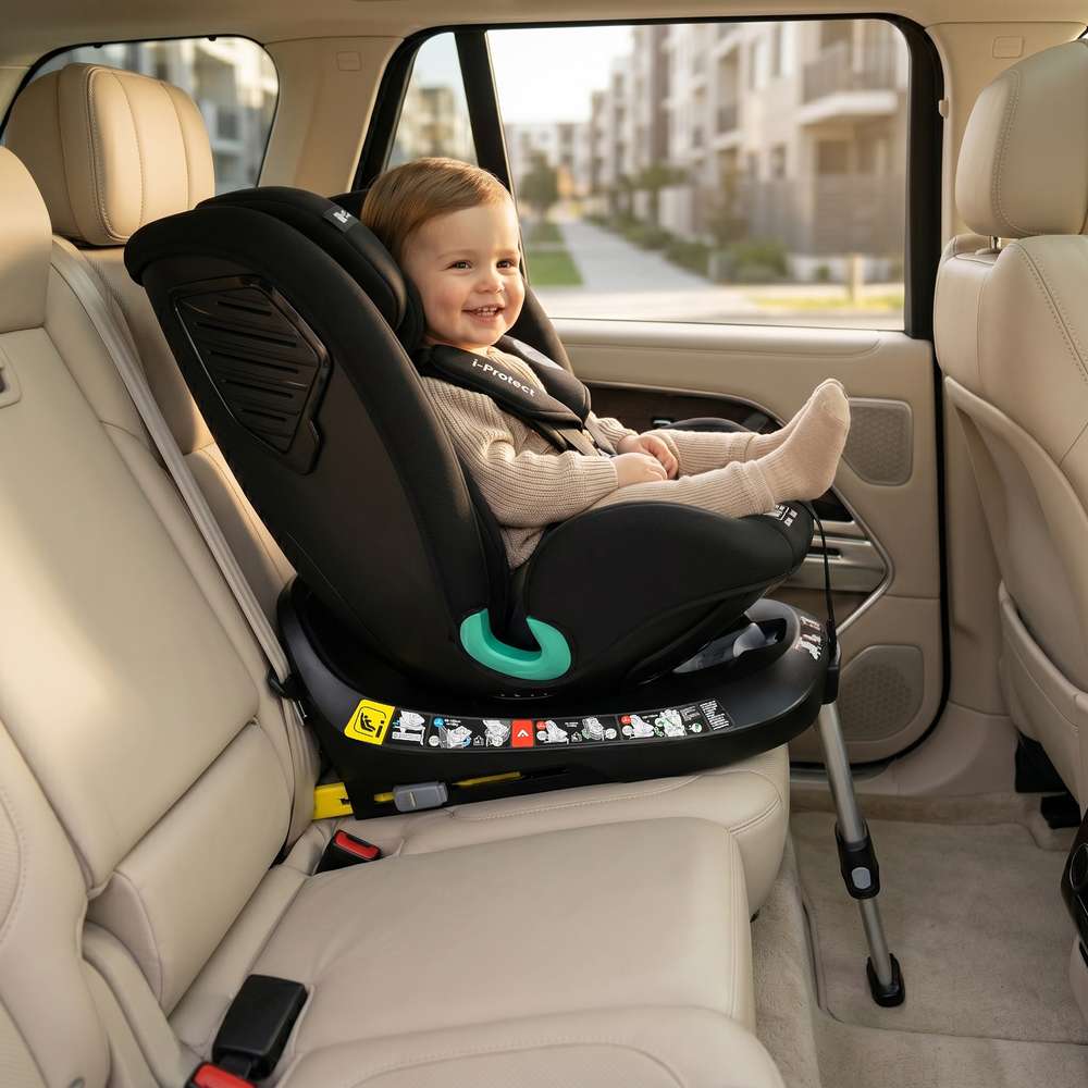 Cangaroo i-Protect autosjedalica i-Size 0-36kg (40-150 cm) 360 - Deep Forest Green