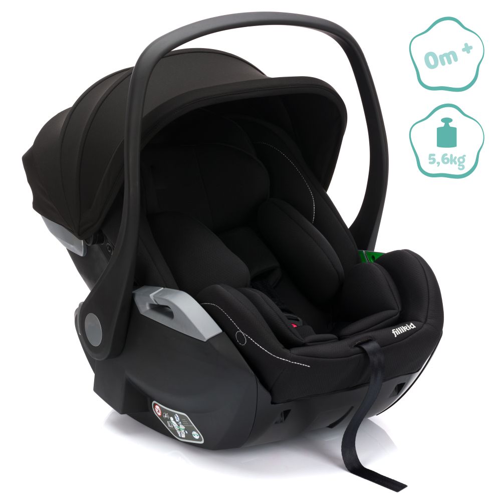 Fillikid autosjedalica NOA 360 + baza, crna