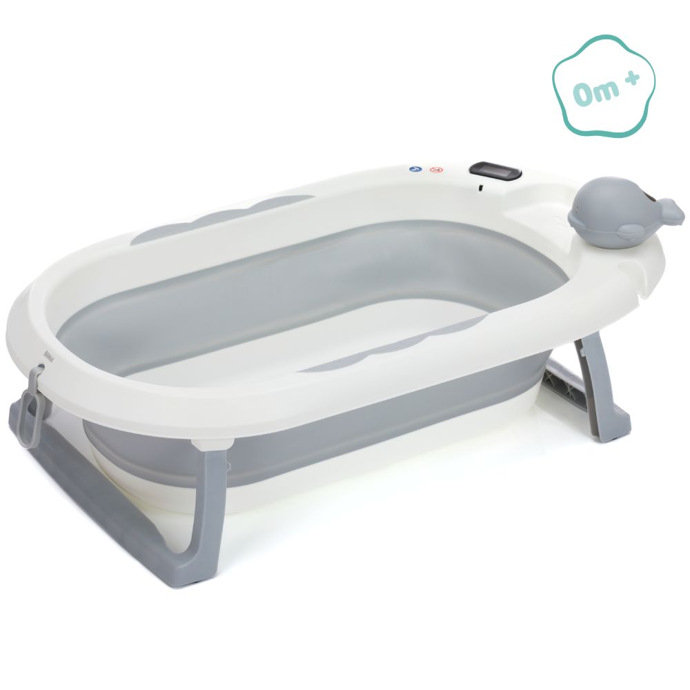 Fillikid sklopiva kadica Beluga s termometrom, white-grey