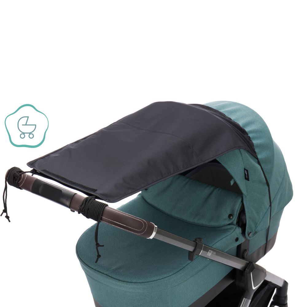 Fillikid zaštita od sunca/sjenilo za kolica Easy, black melange