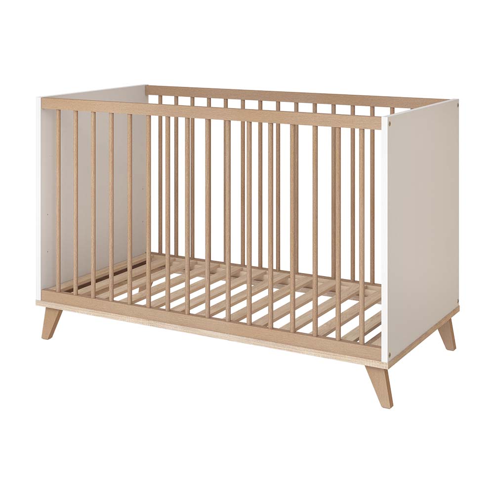 Faktum Flip kinderbet 120x60 cm, White-Oak