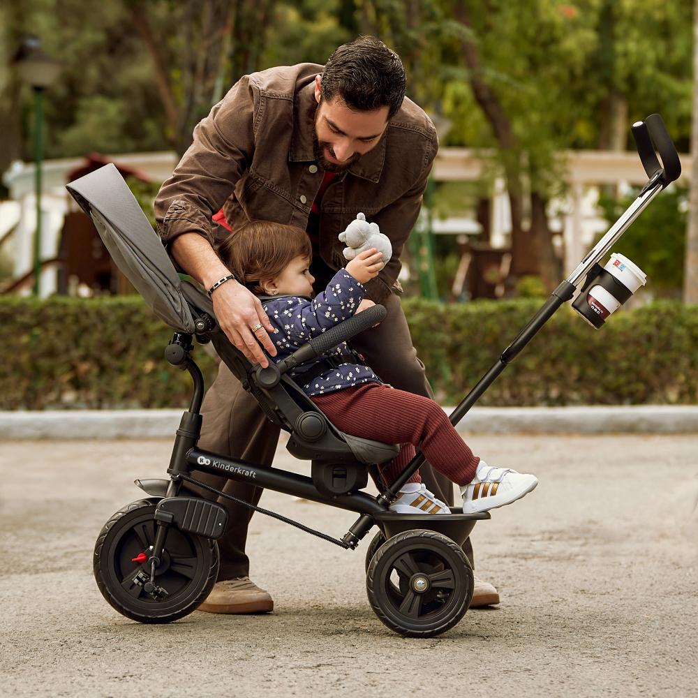 Kinderkraft Tricikl Aston 2 Plus, Grey